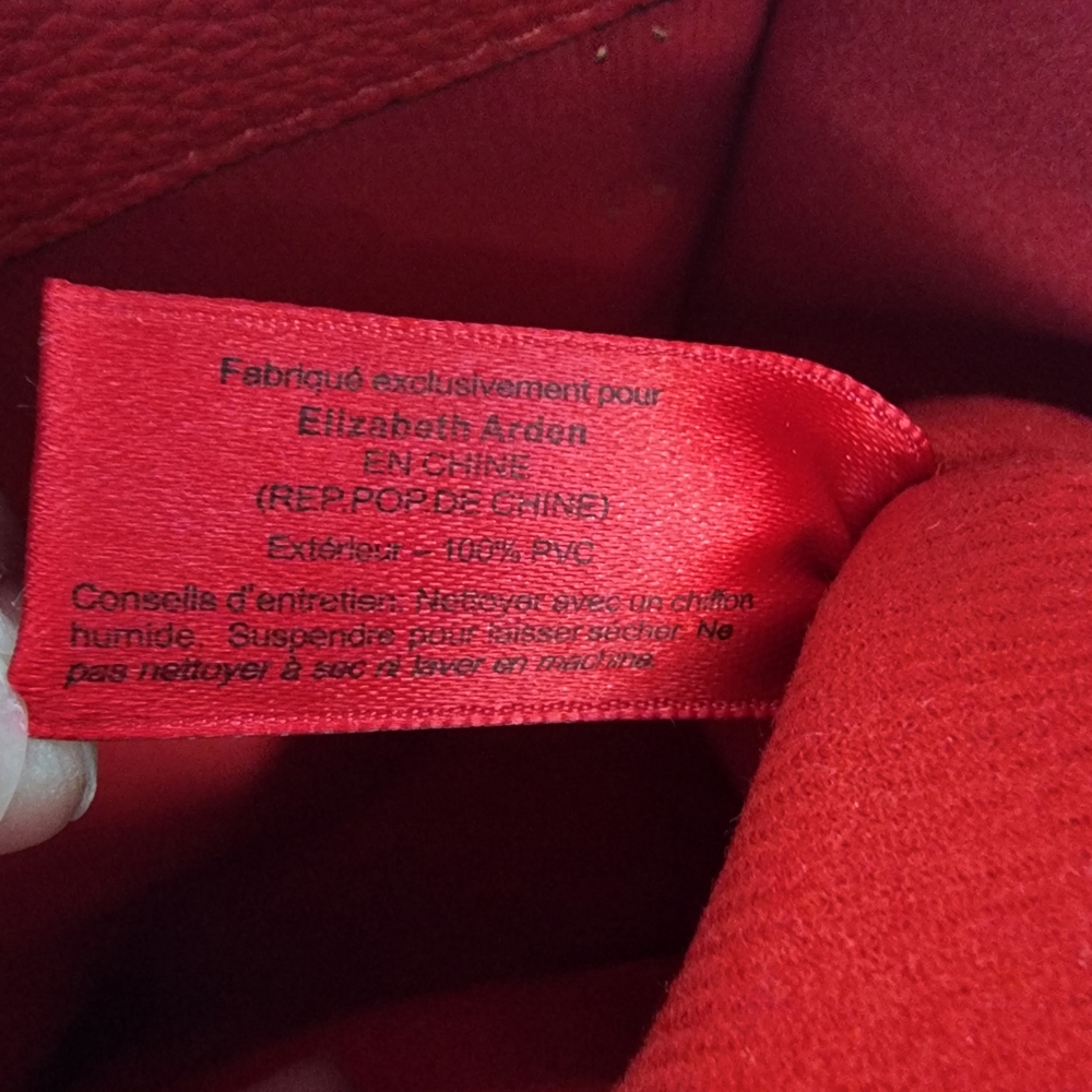 Elizabeth Arden Red Tote with Gold Studs - Picture 7 of 10